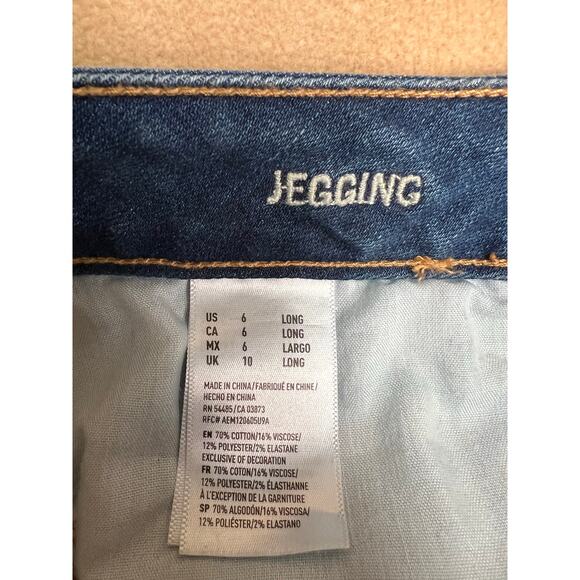 American Eagle Super Stretch Jeggings Size 6 Long - Picture 4 of 4